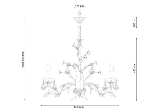 Подвесная люстра Fiori di rose Fiori di rose 1770.6