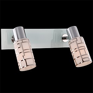 Светильник спот 21501 21501/2 хром/белый