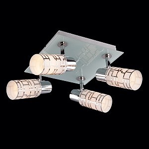 Светильник спот 21501 21501/4 хром/белый