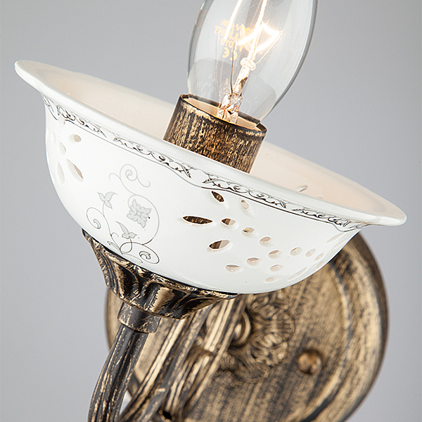 Настенное бра Monro 60049/1 черный с золотом