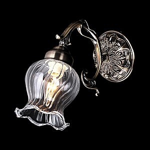 Настенное бра 9550 9550/1 античная бронза