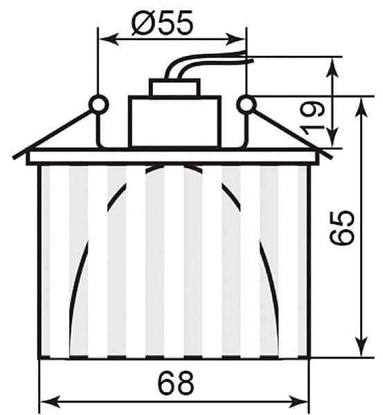 Встраиваемый светильник Feron 18883