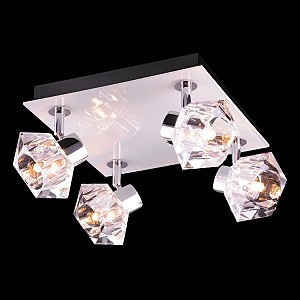 Светильник спот 25332 25332/4 хром/белый