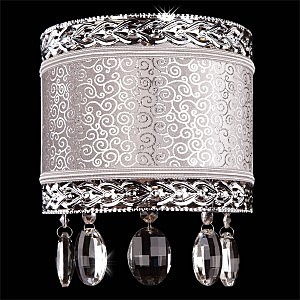 Настенное бра 3458 3458/2 хром/прозрачный хрусталь Strotskis