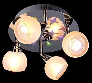 Потолочная люстра 1929 1929/4 хром