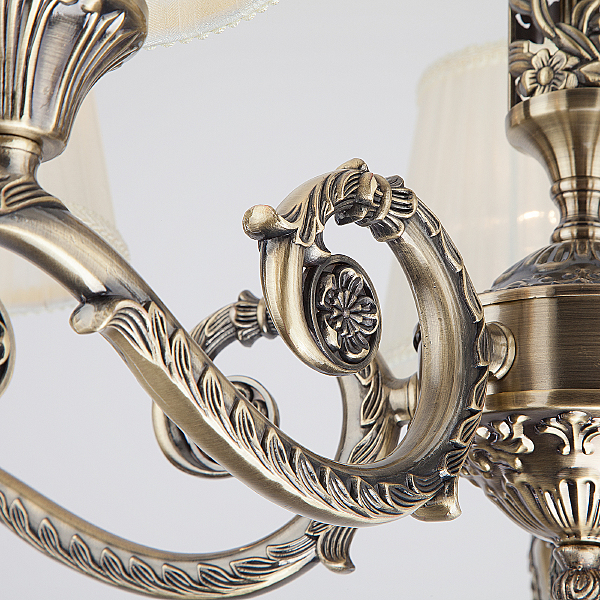 Подвесная люстра Marcella 60042/5 античная бронза