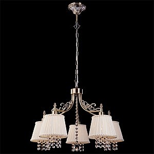 Подвесная люстра 22803 22803/5 античная бронза