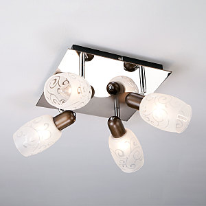 Светильник спот Andre 60301/4 хром/венге