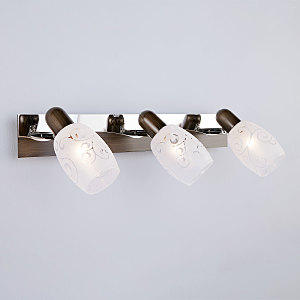 Светильник спот Andre 60301/3 хром/венге