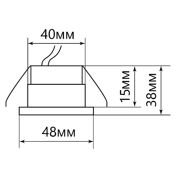 Встраиваемый светильник LN003 28771