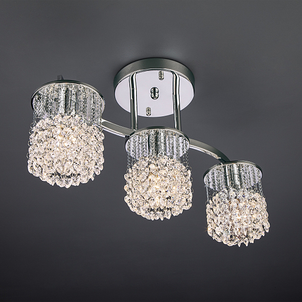 Потолочная люстра Ambroz 3222/3 хром Strotskis