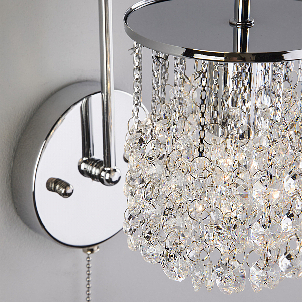 Настенное бра Ambroz 3222/1 хром Strotskis