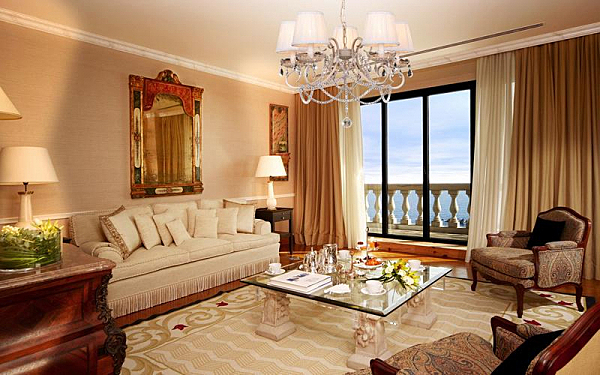 Подвесная люстра 3469 3469/5 бежевый/прозрачный хрусталь Strotskis