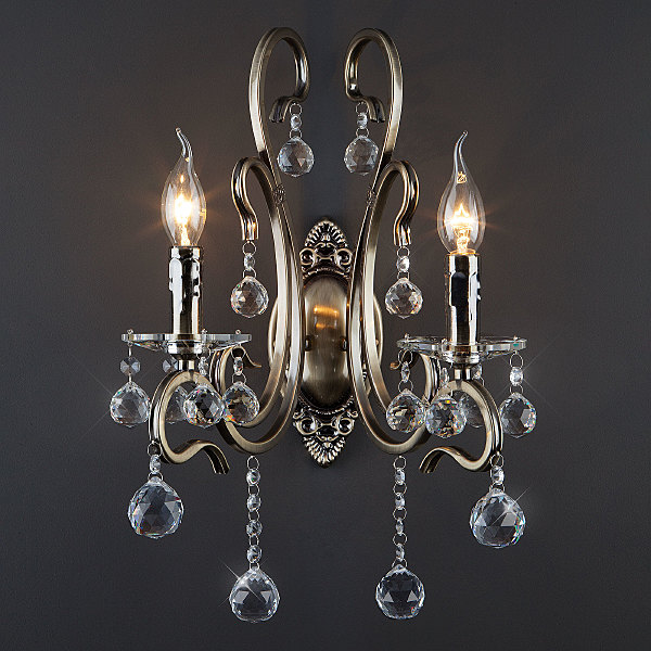 Настенное бра Ernin 12505/2 античная бронза Strotskis