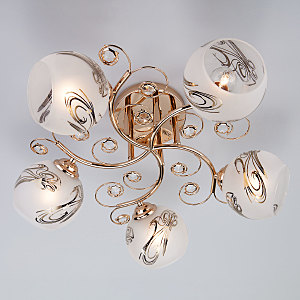 Потолочная люстра Delano 30031/5 золото