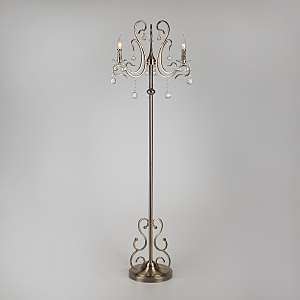 Торшер Ernin 12505/3F античная бронза Strotskis