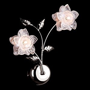 Настенное бра 4827 4827/2 хром/белый