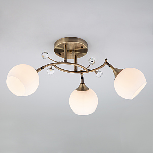 Потолочная люстра Sharon 9604/3 античная бронза