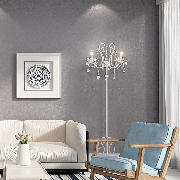 Торшер Etna 12205/3F белый Strotskis