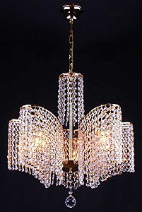 Подвесная люстра 3122 3122/5 золото Strotskis