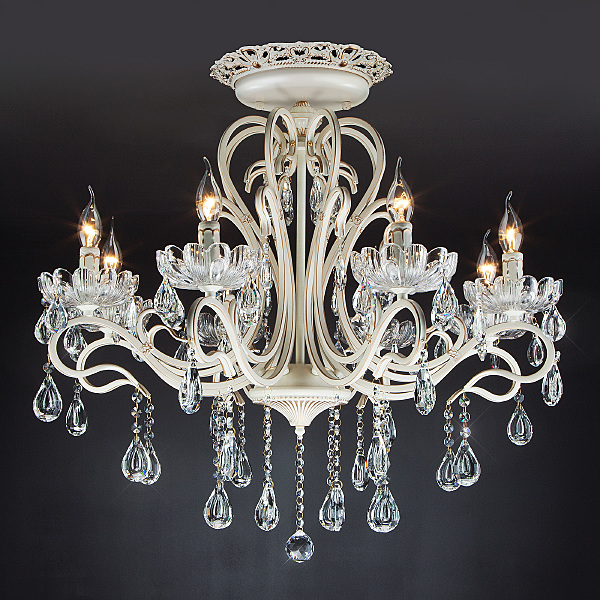 Потолочная люстра Etna 12205/8 белый Strotskis