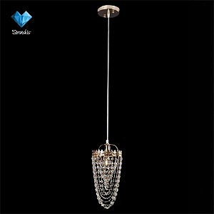 Светильник подвесной 3640 3640/1 золото/прозрачный хрусталь Strotskis