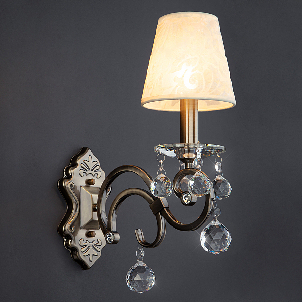 Настенное бра Eileen 1448/1 античная бронза Strotskis