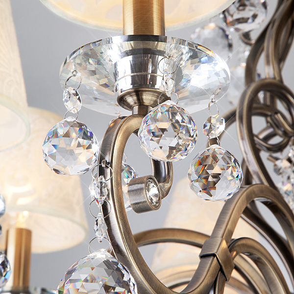 Подвесная люстра Eileen 1448/8 античная бронза Strotskis