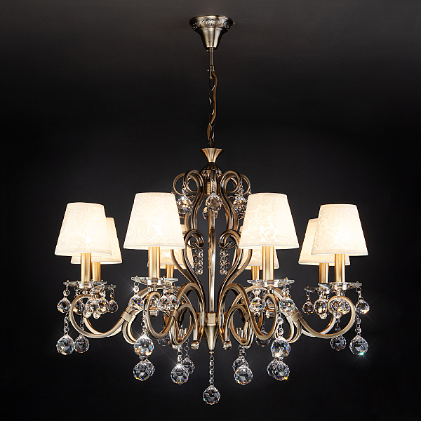 Подвесная люстра Eileen 1448/8 античная бронза Strotskis