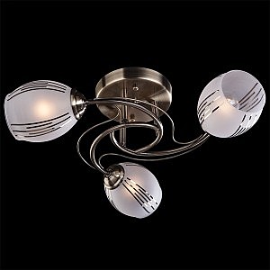 Потолочная люстра 9652 9652/3 античная бронза