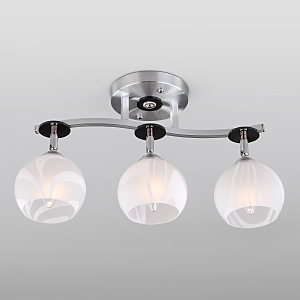 Потолочная люстра Polo 9643/3 алюминий/белый