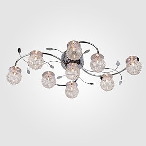 Потолочная люстра 4800 4800/9 хром/синий+красный+фиолетовый