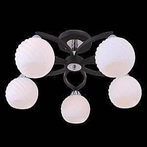 Потолочная люстра 2608 2608/5 хром/венге