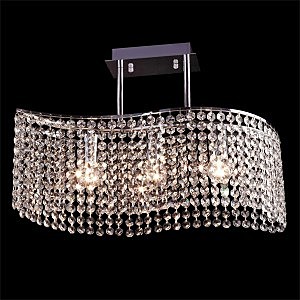 Потолочная люстра 3223 3223/3 хром/прозрачный хрусталь