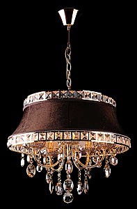Подвесная люстра 3271 3271/5 зол.тонированный/коричневый Strotskis