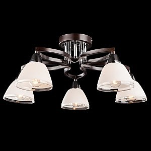 Потолочная люстра 2609 2609/5 хром/венге