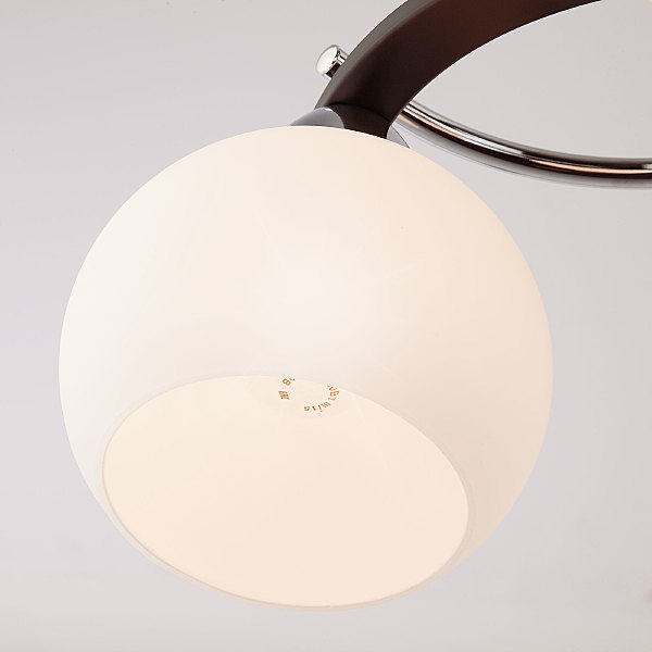 Потолочная люстра Larion 9654/5 хром/венге