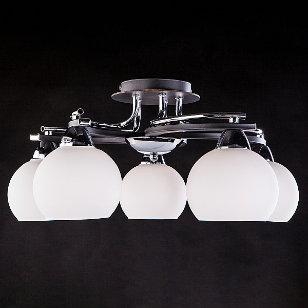 Потолочная люстра Larion 9654/5 хром/венге