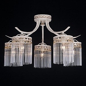 Потолочная люстра 22822 22822/5 белый с золотом