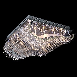 Потолочная люстра 5427 5427/12 хром/синий+красный+фиолетовый