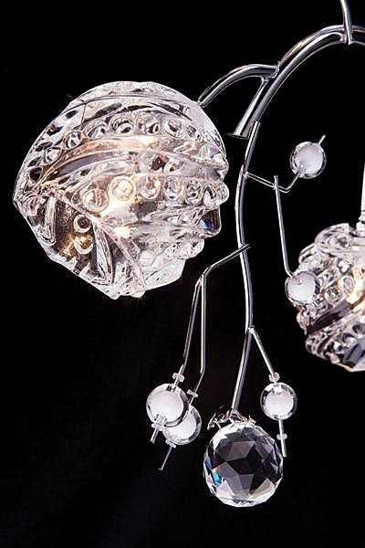 Потолочная люстра 85030 85030/9 хром/синий+красный+фиолетовый