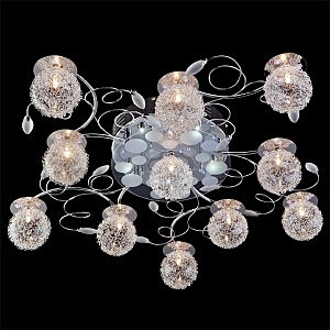 Потолочная люстра 4830 4830/11 хром/синий+красный+фиолетовый