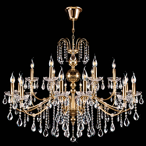 Подвесная люстра Treasure 3600/18 золото Strotskis