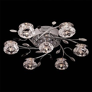 Потолочная люстра 4863 4863/7 хром/синий+красный+фиолетовый