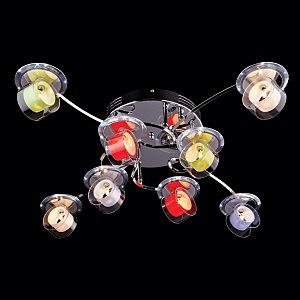 Потолочная люстра 0174 0174/8 хром/белый