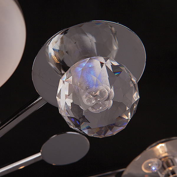 Потолочная люстра 5495 5495/9 хром/синий+красный+фиолетовый