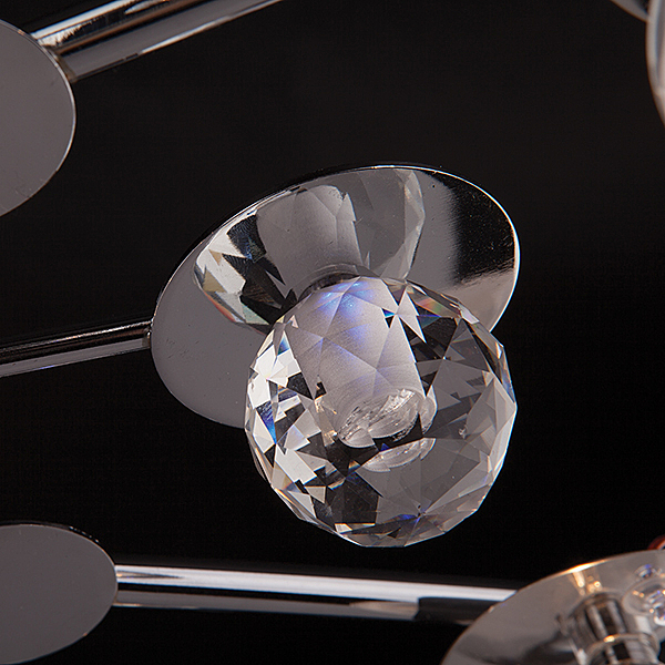 Потолочная люстра 5495 5495/15 хром/синий+красный+фиолетовый