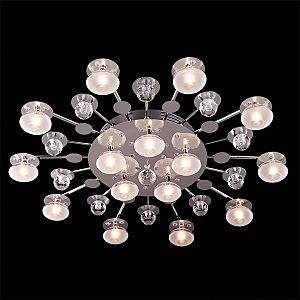 Потолочная люстра 5495 5495/15 хром/синий+красный+фиолетовый