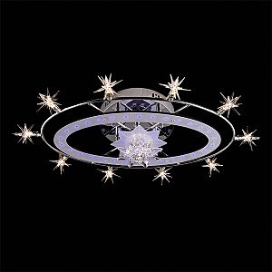 Потолочная люстра 4970 4970/11 хром/синий+красный+фиолетовый