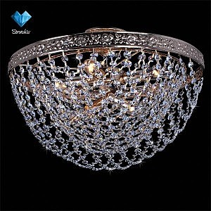 Потолочная люстра 3172 3172/6 золото/прозрачный хрусталь Strotskis